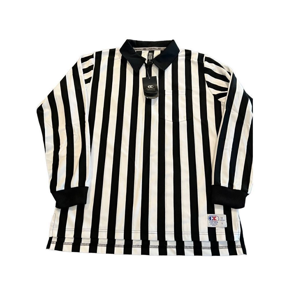 CLIFF KEEND LONG SLEEVED POLY OFFICIALS SHIRT Size L
